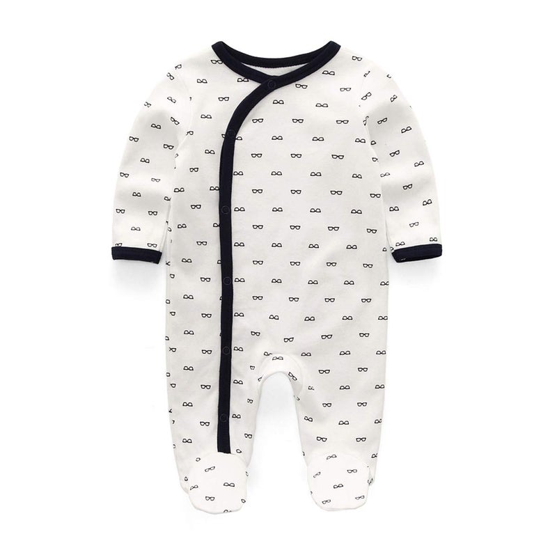 Kiddiezoom Baby and Toddler Boys'Snug Fit Footed Cotton One-Piece Romper Jumpsuit - Image 2